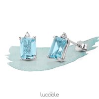 Earrings Lucciole Gioielli Woman in White Gold Topazio OR18KT1Q - OR18KT1Q